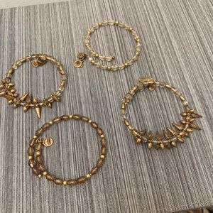Alex And Ani - Vintage 66 Spike Bangle (set of 4)